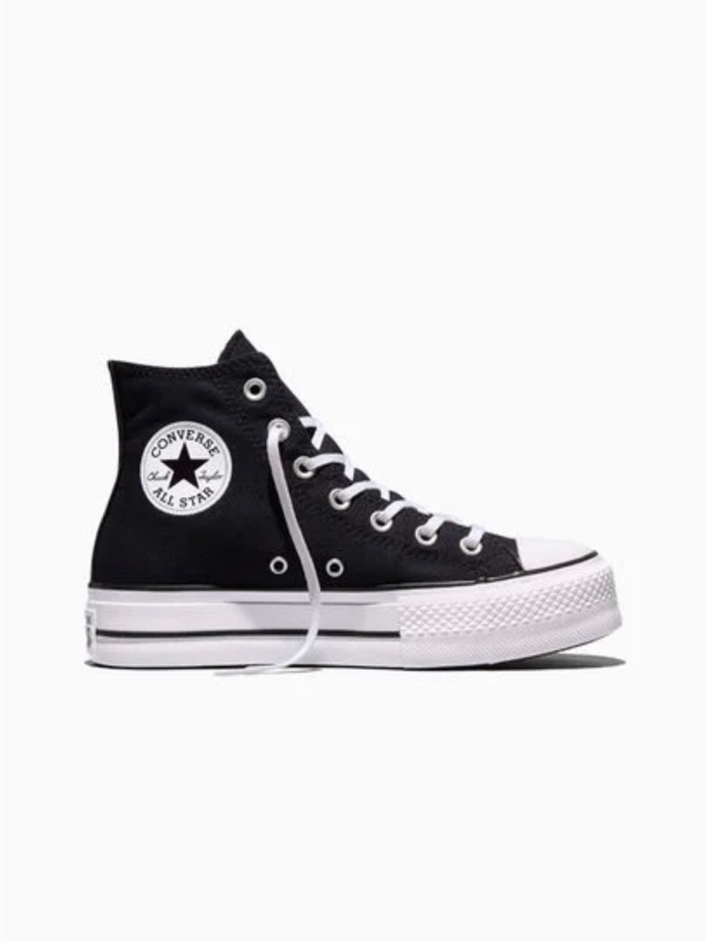 Chuck Taylor All Star Lift Platform Canvas - Black Size 8
